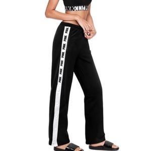 COPY - PINK open snap track pant